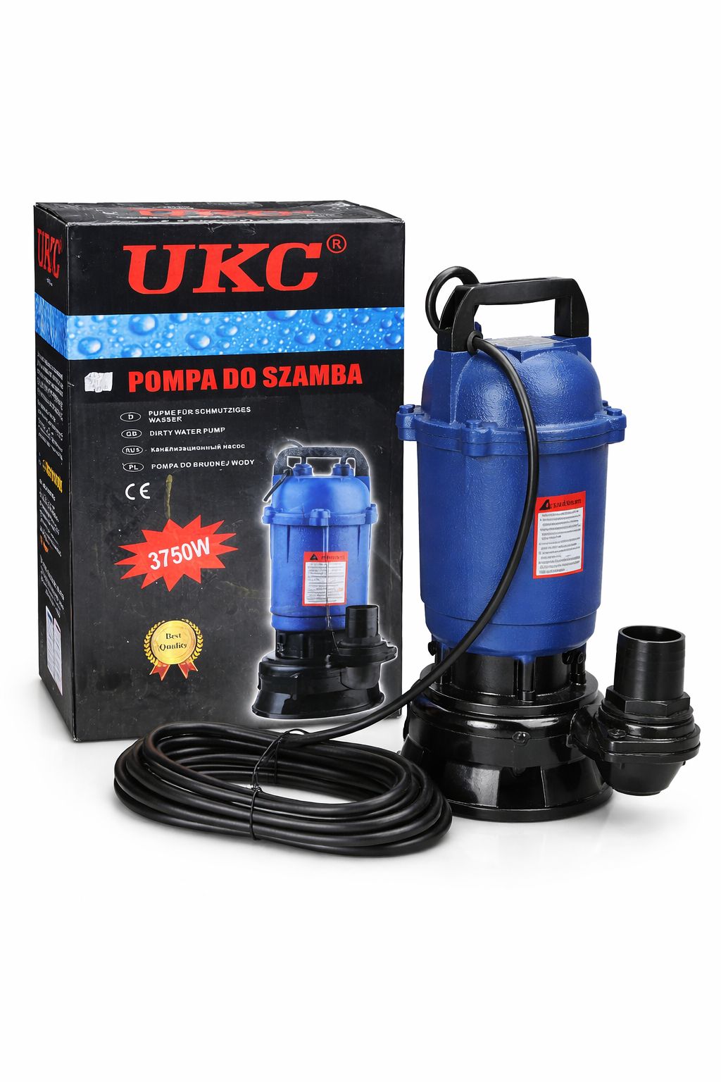 Schmutzwasser-Tauchpumpe 3750 W